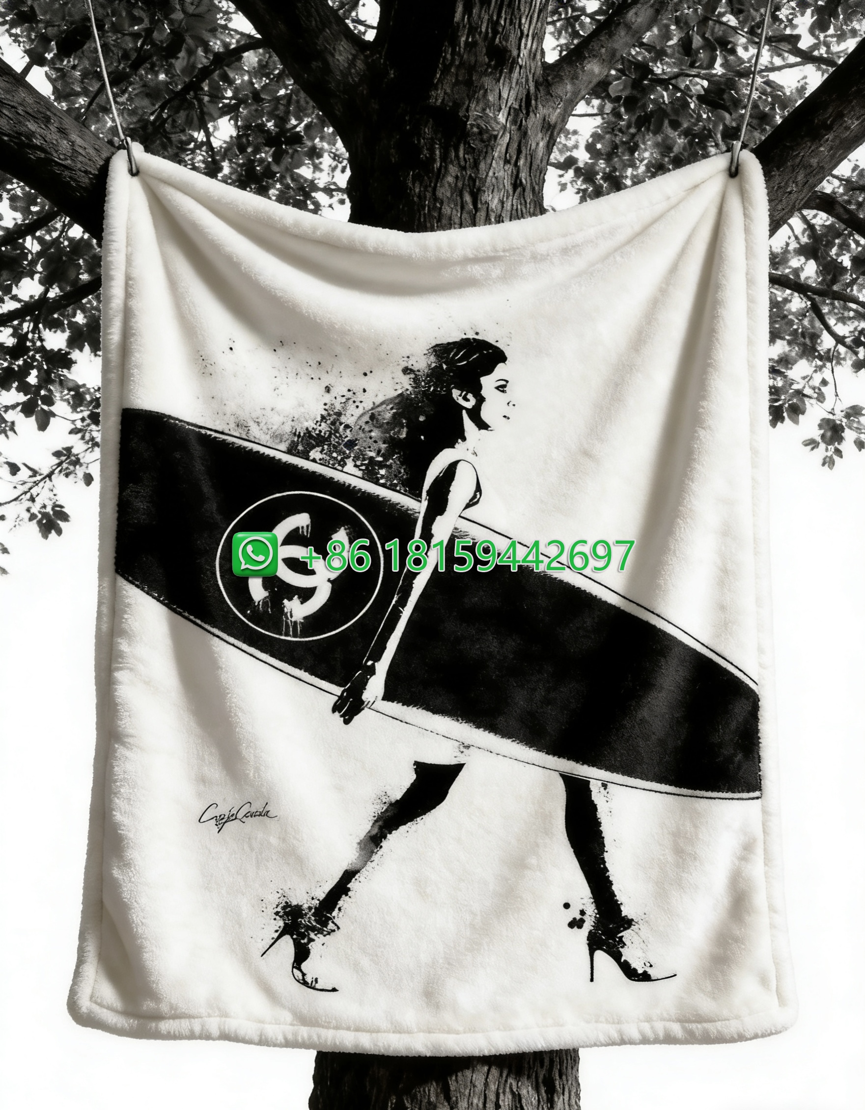 Chanel Throw Blankets